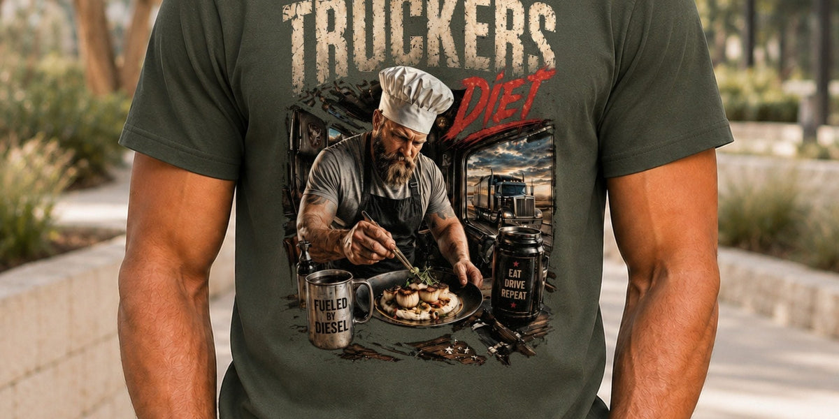 KRED Threads Truckers Diet graphic tee