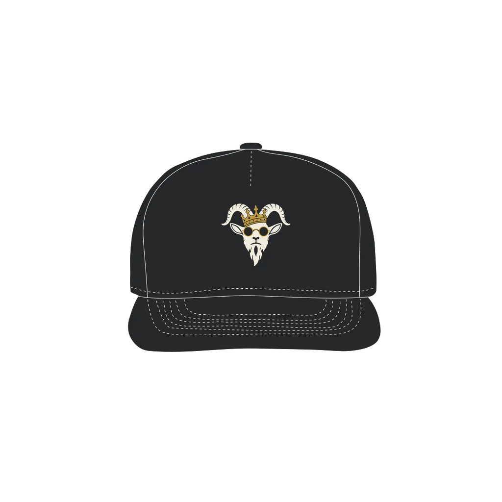 Black front flat lay