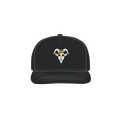 Black front flat lay