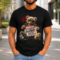My Sense Of Humor Might Hurt Your Feelings graphic printed on the front of a black KRED Threads premium tee