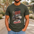 I Tried Walking 500 Miles graphic printed on the front of an army KRED Threads premium tee
