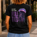 No Map. No Plans. Full Tilt. graphic printed on the back of a black KRED Threads premium tee